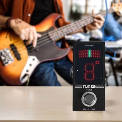 M-vave Tuner Pedal Mini Size Guitar Effect Chromatic Tuner,price include the import duty to US buyer image 3