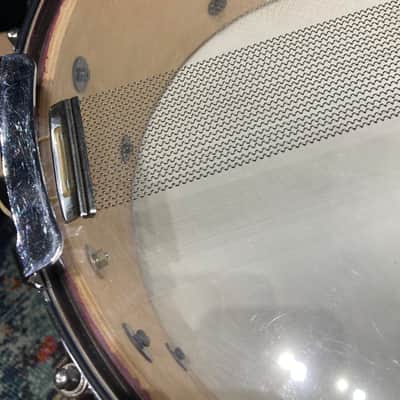 Modern Drum Shop NYC - 6x14" Wood 10-Lug Snare Drum - Red Stain Finish image 22