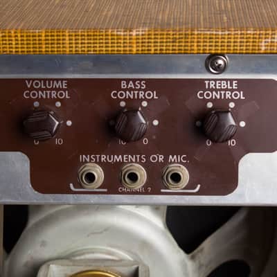 Silvertone Model 1336 Tube Amplifier, made by Danelectro (1956), ser. #185-809. image 12