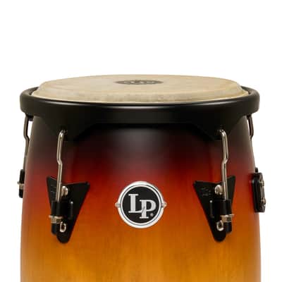 Latin Percussion City II 10″-11″ Mango Conga Set With Stand  LP646NYII-VSB - Vintage Sunburst image 3