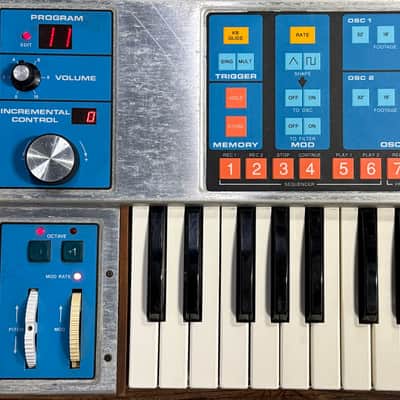 Moog Source Monophonic Analog Synthesizer with Patch Memory 1981 - 1985 - Blue image 9