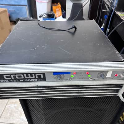Crown Macro-Tech 5000VZ 2 Channel Power Amplifier BROKEN - PARTS ONLY (#6622) image 1