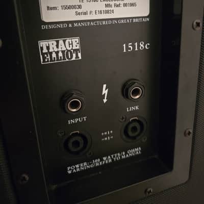 Trace Elliot 1518c 1 x 15" Bass Speaker Cabinet image 2