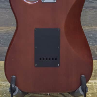 Squier by Fender Standard Fat Strat HSS Satin Walnut Electric Guitar #IC040545394 image 8