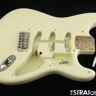 American Fender CLAPTON Strat BODY & HARDWARE USA Stratocaster Olympic White image 1