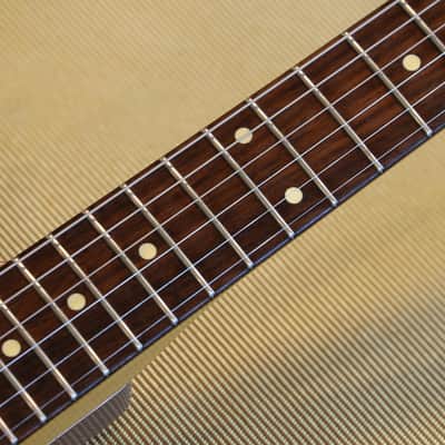 2017 K-Line Truxton Thinline Electric Guitar Factory Relic Rose Gold + HSC image 8