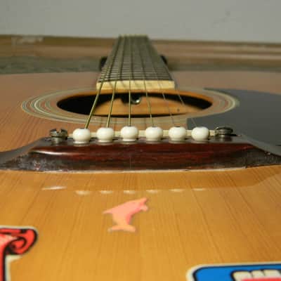 vintage KUMIKA by ARIA W-265 acoustic dreadnought GUITAR mij Kumiko Japan GUITAR RARE image 13