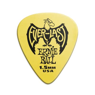 Ernie Ball 1.5mm Everlast Guitar Picks 12-pack image 1