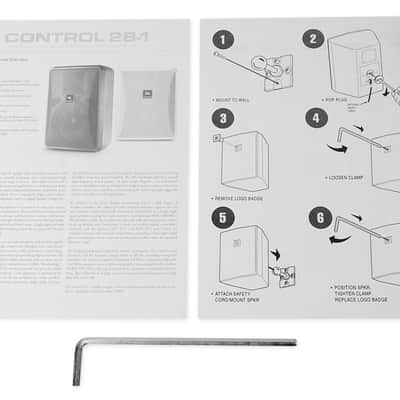(16) JBL Control 28-1 8" 60w 70v Commercial Indoor/Outdoor Speakers+Amplifier image 14