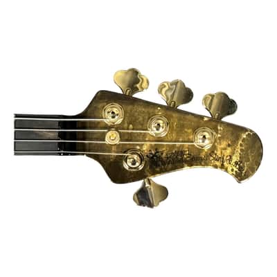 Ernie Ball Music Man StingRay 50th Anniversary LTD 4 H Special, Molten Gold / Ebony Only 300 Made" image 9