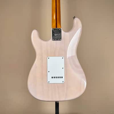 Fender Squier Classic Vibe '50s Stratocaster - NOS White Blonde - Naturally Aged Vintage Vibe image 6