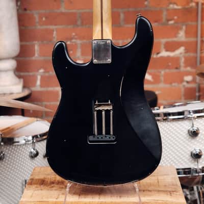 K-Line Springfield S-Style Electric Guitar - Black with Maple  #060157 image 7