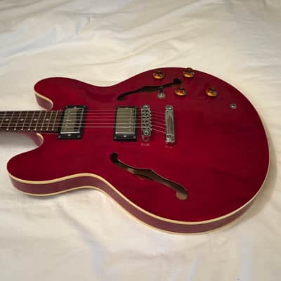 Vintage 1998 Epiphone Dot (Gibson 335) - Made in Korea (MIK) - Cherry - Free Pro Setup image 5
