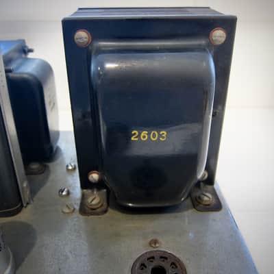 Western Electric Tube Mono Power Amp (2) 6L6's Circa-1950s-Chrome Chassis image 12
