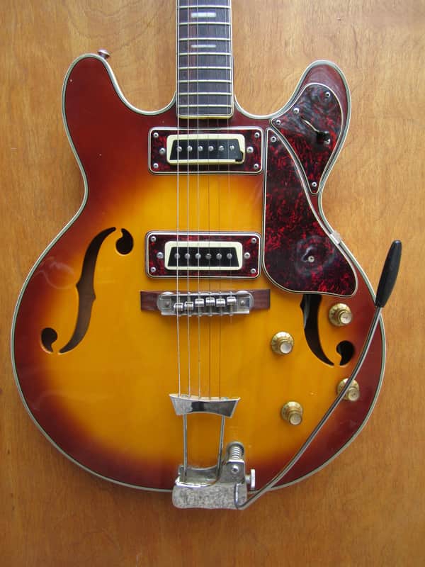 Aria Diamond / Conrad 1202T Hollowbody 1967 Sunburst image 1