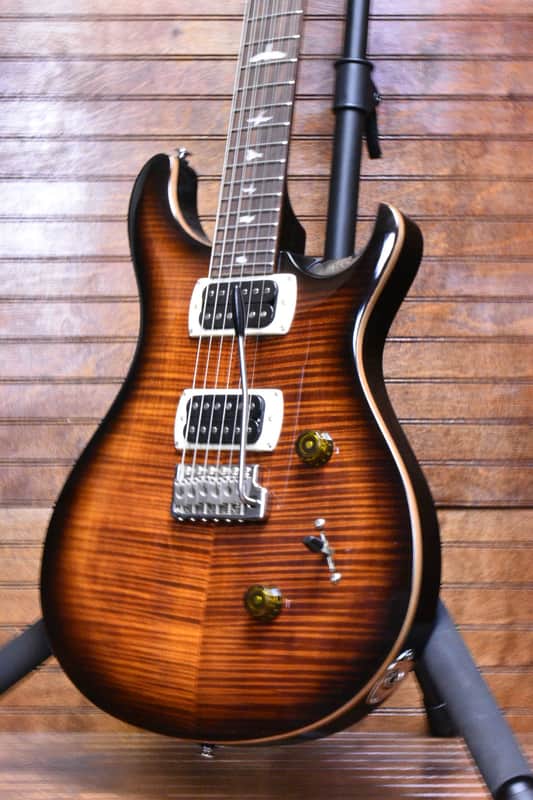 PRS SE Custom 24, Black Gold Sunburst image 1