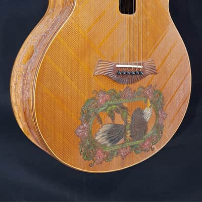 Blueberry NEW IN STOCK - LEFT HANDED (Lefty) Acoustic Guitar Grand Concert image 5