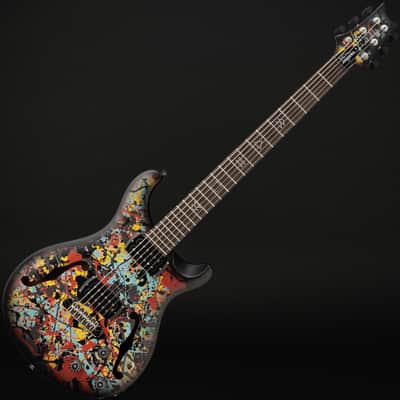 PRS SE Ed Sheeran Cosmic Splash Hollowbody Baritone Limited Edition with Gig Bag image 3