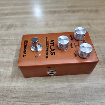 GAMMA Atlas Boosted Overdrive Guitar Effects Pedal - Orange image 5