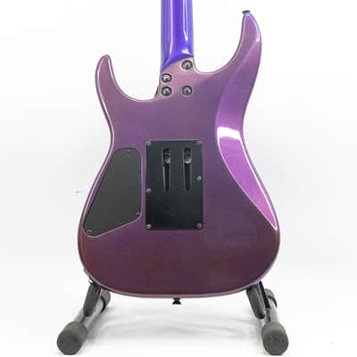 Fernandes FR-55 Revolver MIJ Electric Guitar Metallic Purple Floyd Rose 24 Fret image 2