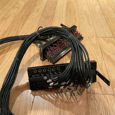 Switchcraft 48 point TRS patchbay x2 with Christmas Trees TRS 1980s - Black image 11