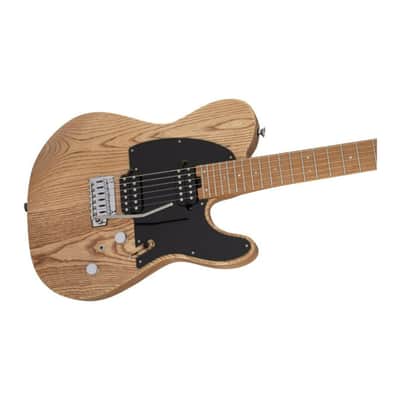Charvel Pro-Mod So-Cal Style 2 24 HH 2PT CM Ash 6-String Right-Handed Electric Guitar with Caramelized Maple Fingerboard (Natural) image 4