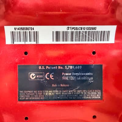 Line 6 POD 2.0 Guitar Amp Modeler Multi-Effects Processor Red Bean Desktop Preamp 2000-2002 image 8