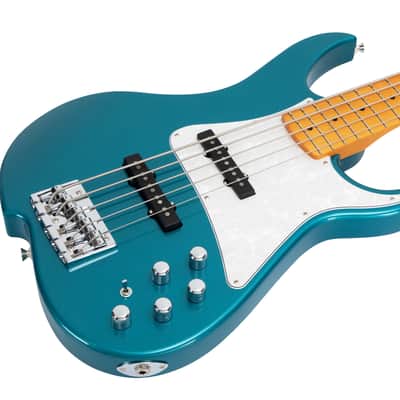 Vola Guitars ZVA 5 String bass - Ocean Turquoise metallic Gloss CLEARANCE SALE image 7