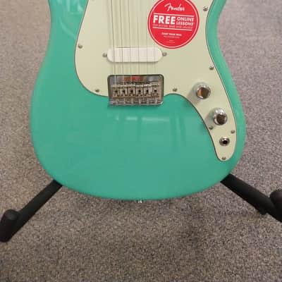 New Fender Player Duo-Sonic Electric Guitar, Pau Ferro Fingerboard - Sea Foam Green image 5