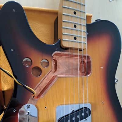 Fender Telecaster 2014 - Brown Sunburst - Lefthand Left-hand - ToneRider - Pickguard option image 8