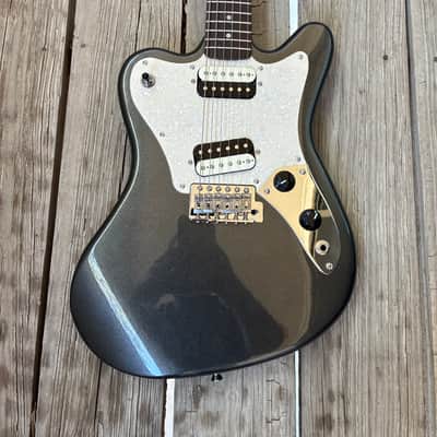 Squier Paranormal Super-Sonic 2020 - Graphite Metallic limited edition electric guitar image 3