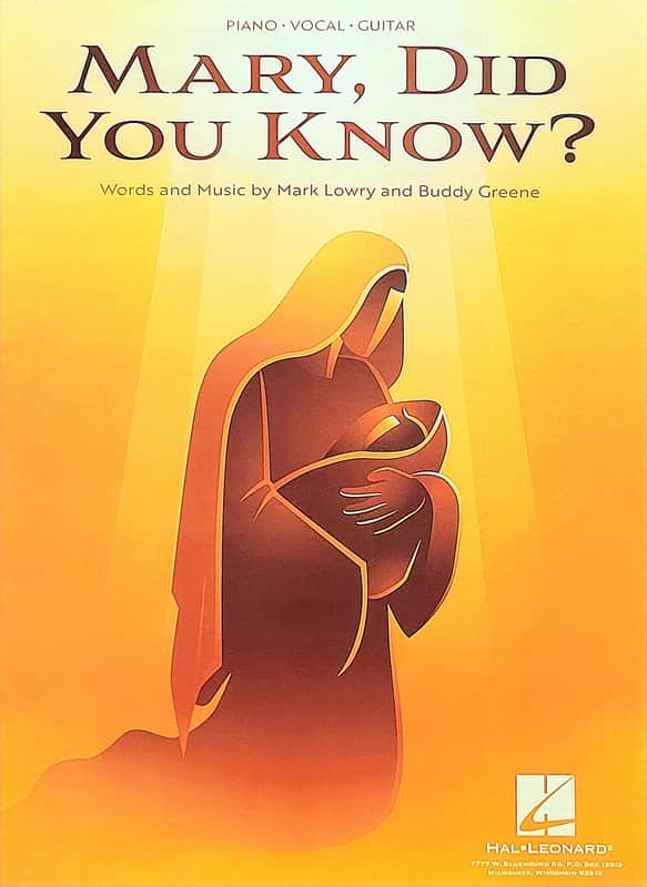 Mary, Did You Know? - Piano/Vocal/Guitar Sheet Music image 1