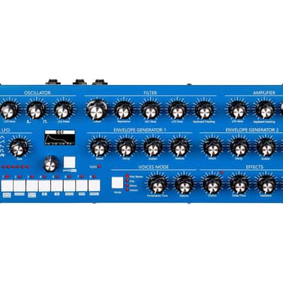 GS Music Bree6 Polyphonic Analog Synthesizer Desktop Module (Blue)