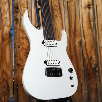 Schecter USA Custom Shop Keith Merrow KM-7 Stage w/ Fishmans - Snowblind White Gloss 7-String image 1