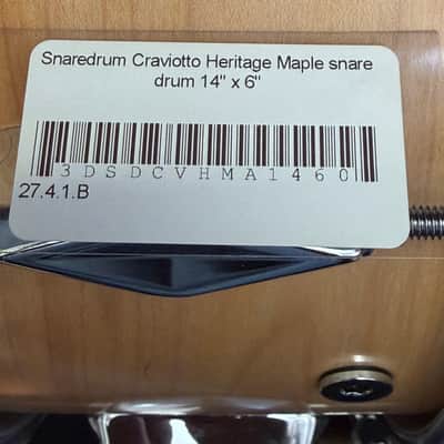 Craviotto 14" x 6" Heritage Maple Series 1-ply Solid Maple Snare Drum 2022 image 7