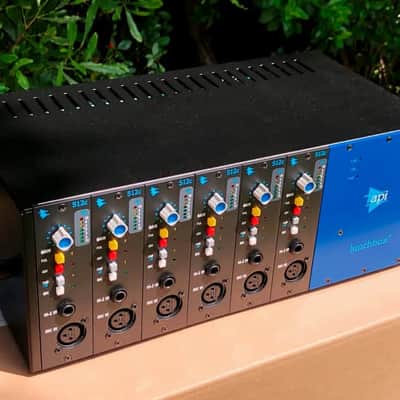 API Lunchbox loaded with (6) API 512c 500 Series Mic Preamp image 2