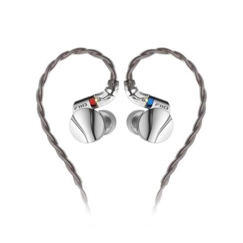 FiiO FD15 13.8mm Magnalium DLC HiFi Dynamic Driver in-Ear Earphone with Stainless Steel Shell, Detachable MMCX Cable (Silver) image 1