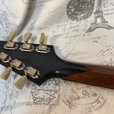 1992 Replica ‘67 Flying V Factory Frost Blue Lacquer Factory Reclaimed 1960’s Wood, 1967 Factory Parts, Wiring, Pat No Pickups Melody Maker Fingerboard Etc image 17