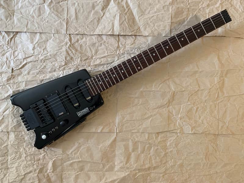 Hohner G3T 1989 Black Steinberger Licensed Hss EMG Select Headless