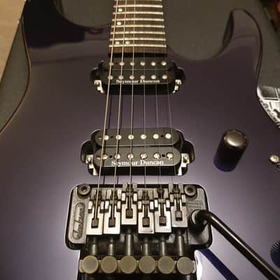 RARE Jackson Dinky Pro Reverse Purple DK2 Japan MIJ German Floyd Rose Professional Guitar OHSC image 10