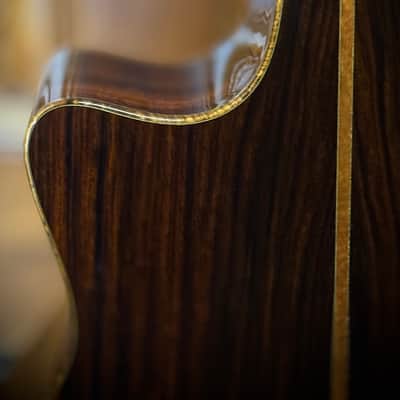 2007 R. Taylor Style 1 Swiss Alpine Spruce/ Beautiful Straight Grain Cocobolo/ Flame Koa Binding image 20