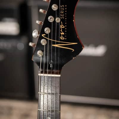 Novo Serus H2 Electric Guitar - Faded Cherry Burst with Gig Bag image 5