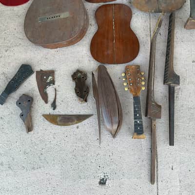Various Vintage Mandolin and Banjo Necks and Guitar Bodies image 3