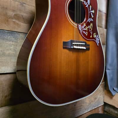 2023 Gibson Custom Shop 1960 Hummingbird Fixed Bridge VOS Heritage (Pre-Owned) - Cherry Sunburst w/case image 2