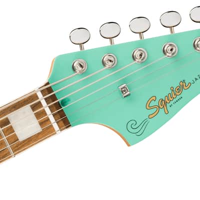 Squier Paranormal Baritone Jazzmaster HH Electric Guitar - Sea Foam Green image 5