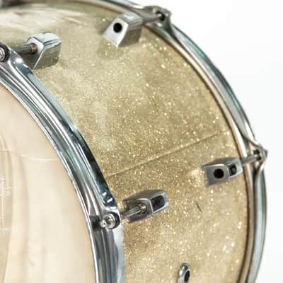 OCDP 14/18/22 Burned Silver Sparkle Drum Kit Owned By Tre Cool Of Green Day image 6