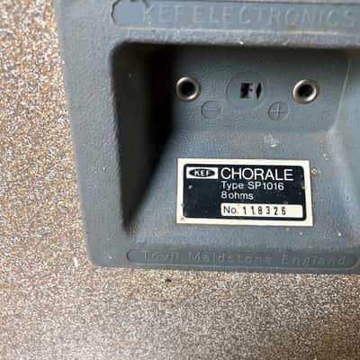 KEF Chorale SP1016 Speakers mid 1970s - teak image 3