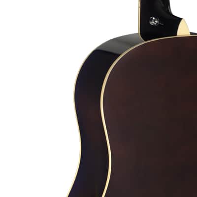Stagg Left-Handed Dreadnought Guitar - Sunburst - SA35 DS-VS LH image 2