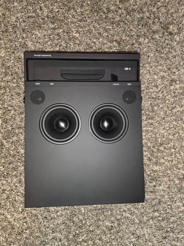 Teenage Engineering OB-4 Magic Radio - Black - Rechargeable Wireless Bluetooth Speaker FM image 1