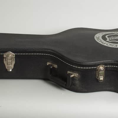 National  El Trovador Baritone Resophonic Electric Guitar (2009), ser. #15563, original black hard shell case. image 11